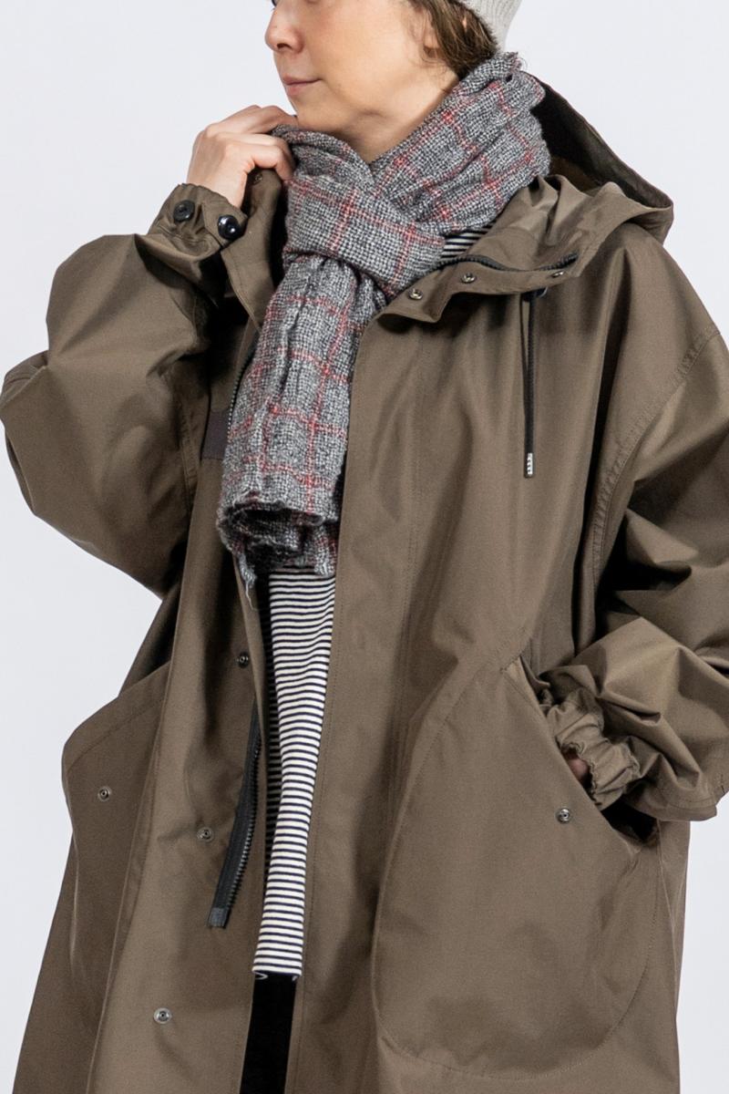 WOOL Check Scarf - GRY