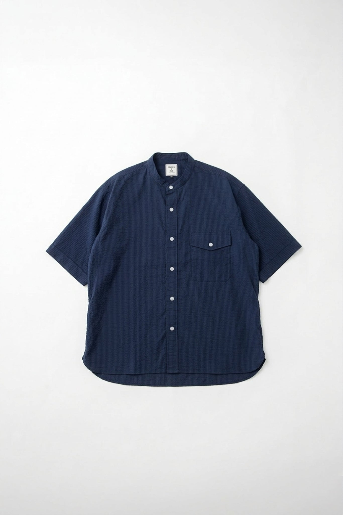 Band Collar Big Shirt - JAMES & CO. 鎌倉 公式サイト